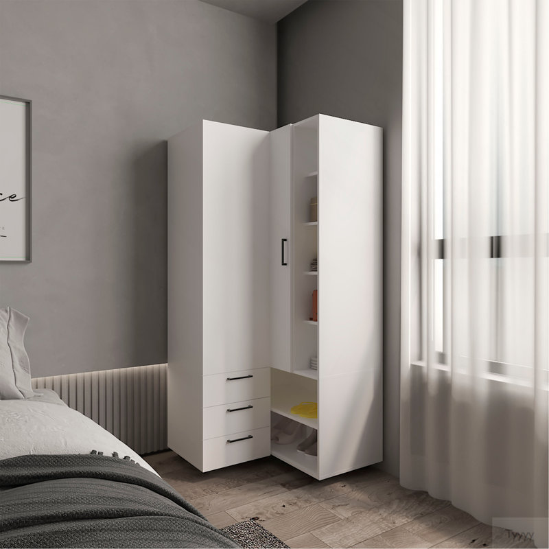 Armoire Ursine, chambre, blanc, Blanc