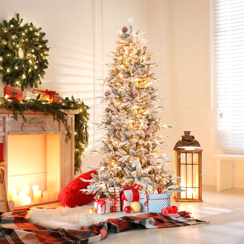 Sapin de Noël illuminé 6 pi