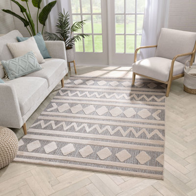 Harlow Moroccan Synthetic Area Rug