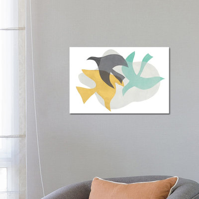Peace Composition I by Rob Delamater - Wrapped Canvas Print