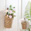 Panier de porte en jacinthe d'eau