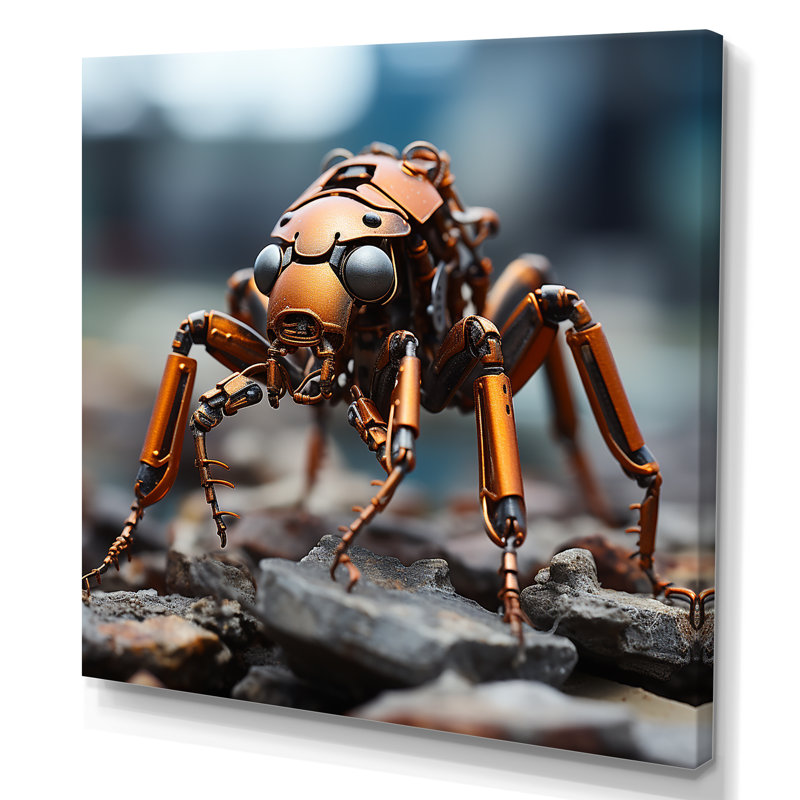 Industrial Ant Ant I sur toile, H 36 po x l 36 po x P 1,5 po, Toile tendue