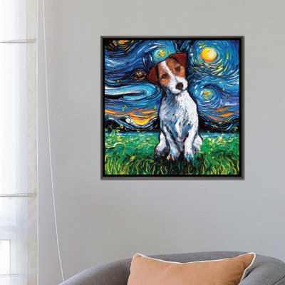 « Jack Russel Terrier Night » par aja Trèves, reproduction d’art