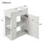 Meuble-lavabo flottant moderne 18,5 po