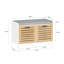 Kari Polyester Upholstered Storage Bench-1240060828