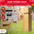 Kubb Yard Game with Crate