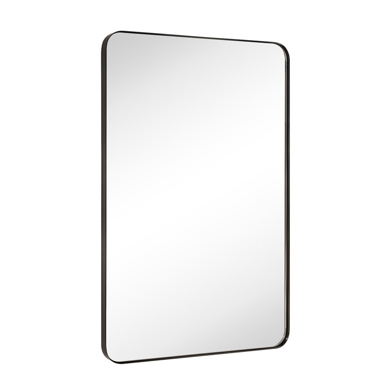 Miroir de salle de bain Kengston, 30 po x 20 po, Bronze frotté à l'huile