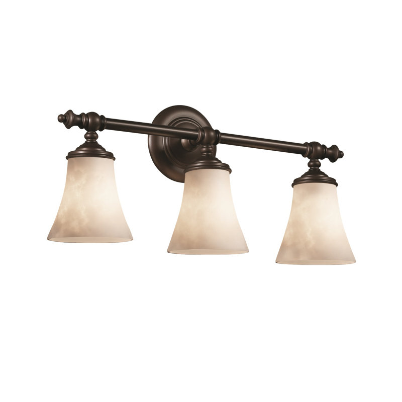 Éclairage pour meuble-lavabo 3 lumières Arkham, Bronze foncé