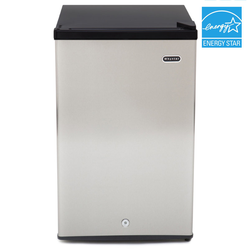 Whynter Energy Star 3.0 Cu. ft. Upright Freezer with Lock, Black