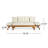 Expandable Daybed with Cushions,Outdoor Couch Acacia Wood Patio Couch with Adjustable Armrests,Outdoor Convertible Sofa with Removable Cushions&Pillows for Patio-1966523342-1966523347