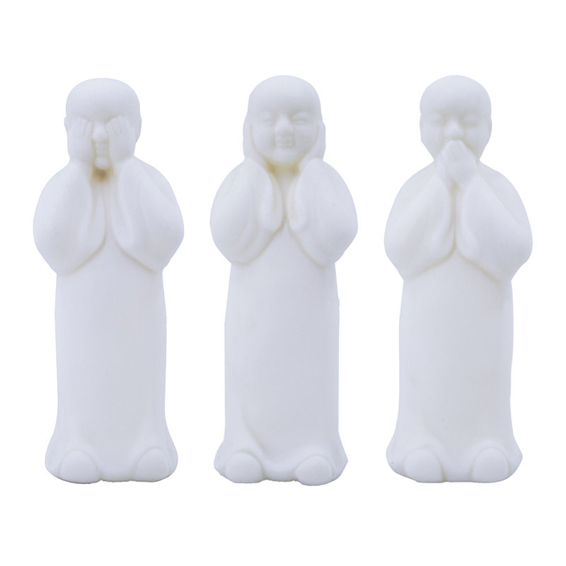S/3 3.5x3x9.8" Standing Monks