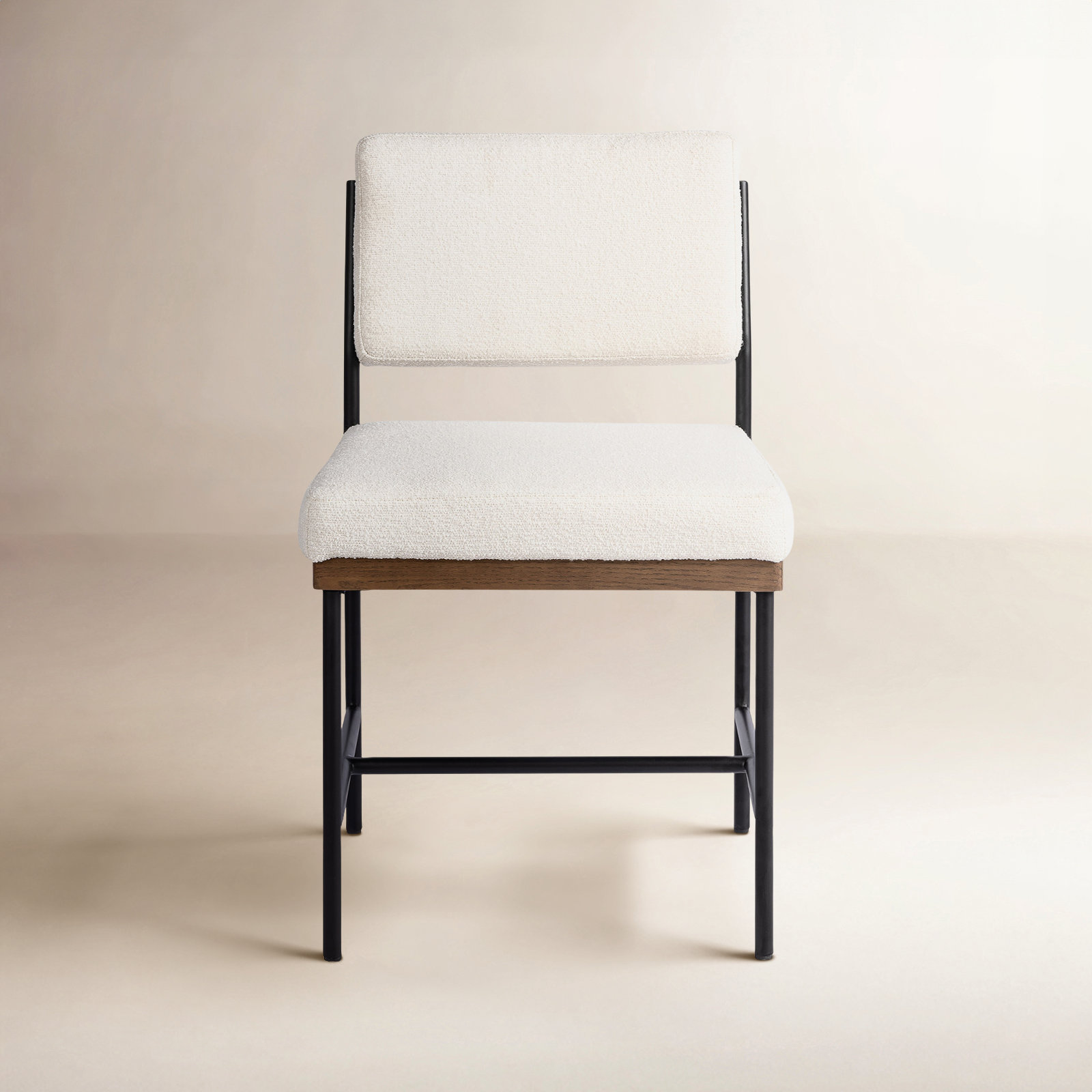 Popovich Genuine Leather Dining Chair, Fayette Cloud
