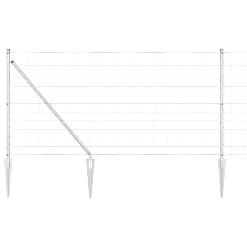 Field Fence Galvanised Steel, 120cm H x 2500cm W