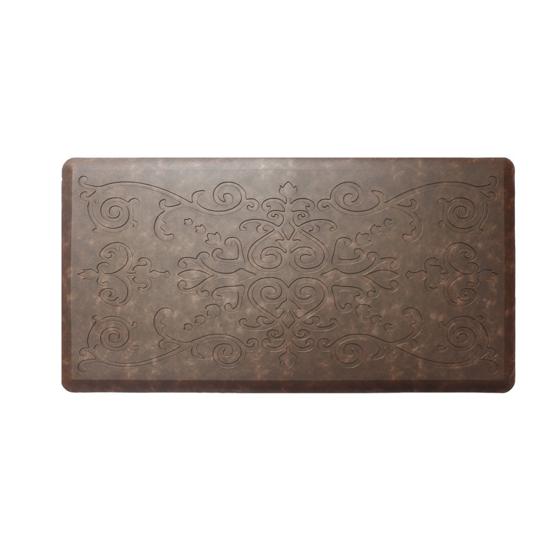 Tapis de sol anti-fatigue, Rectangle 1 pi 5 po x 2 pi 4 po, Espresso