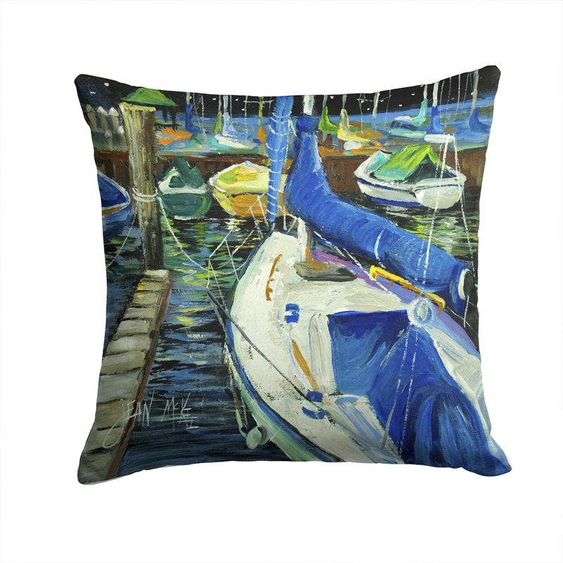 Coussin intérieur/extérieur s Sailboat, H 14 po x l 14 po x P 4 po