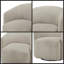 Fauteuil demi-tonneau bleu Ardena-383783450