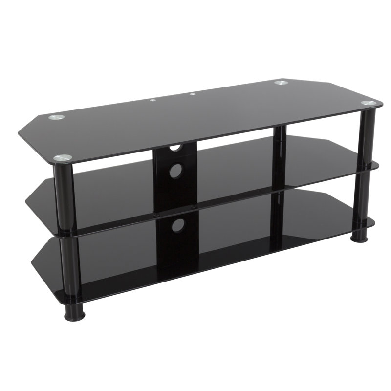 Esmeyer Unfinished TV Stand for TVs up to 50", Black Black