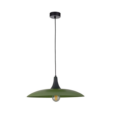 1 - Light Matte Black Dome Pendant