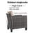 Kaniha Wicker Outdoor Lounge Chair-1849108688