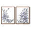 Periwinkle Patch III - reproduction encadrée de qualité supérieure - prête à être accrochée - aucun clou requis - aucun clou requis-108031566-108031573