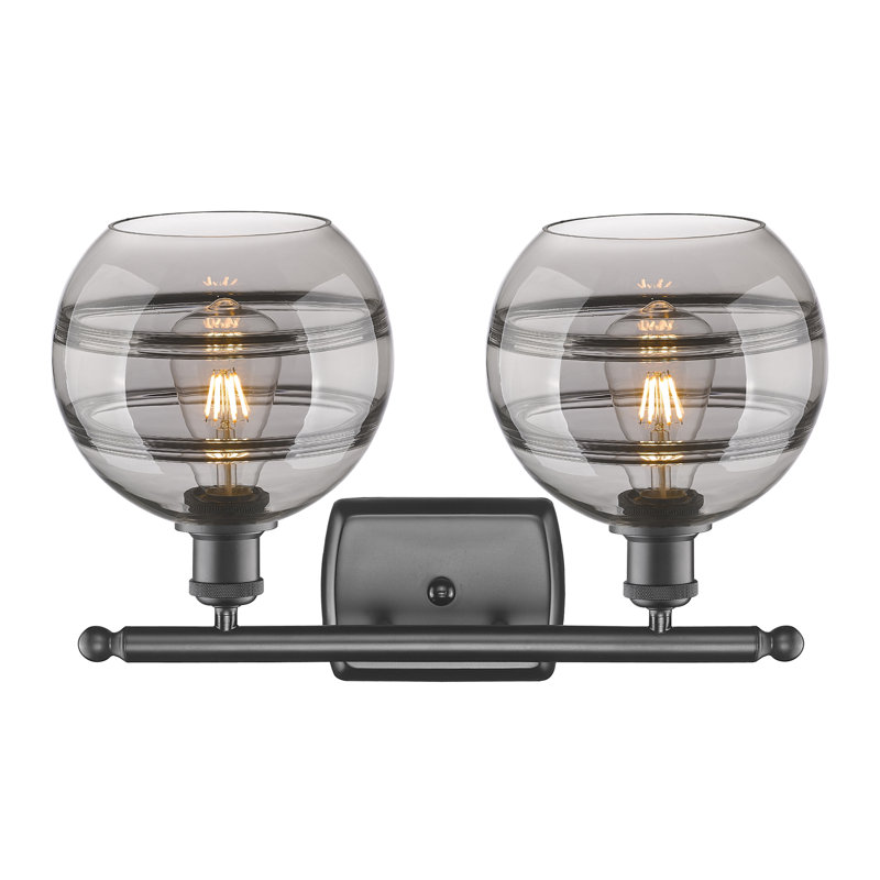 Bienes 2 - Light Dimmable Vanity Light, Light Smoke, Oil Rubbed Bronze