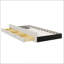 Lit plateforme double tapissier avec lit gigogne simple et 3 tiroirs
