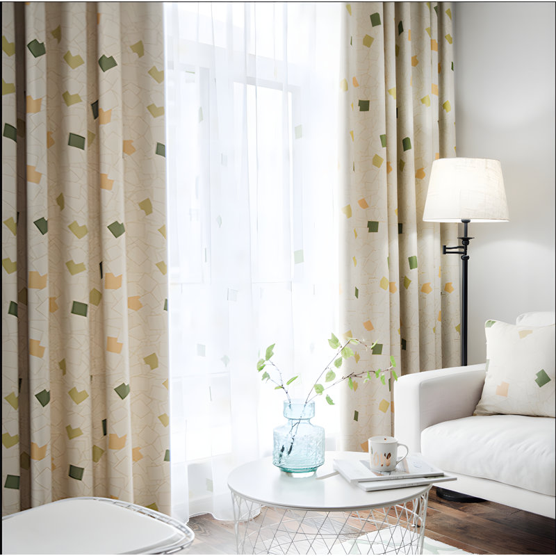 Curtains For Living Room Bedroom Window Curtain 2 Panels, 78" W x 78" L