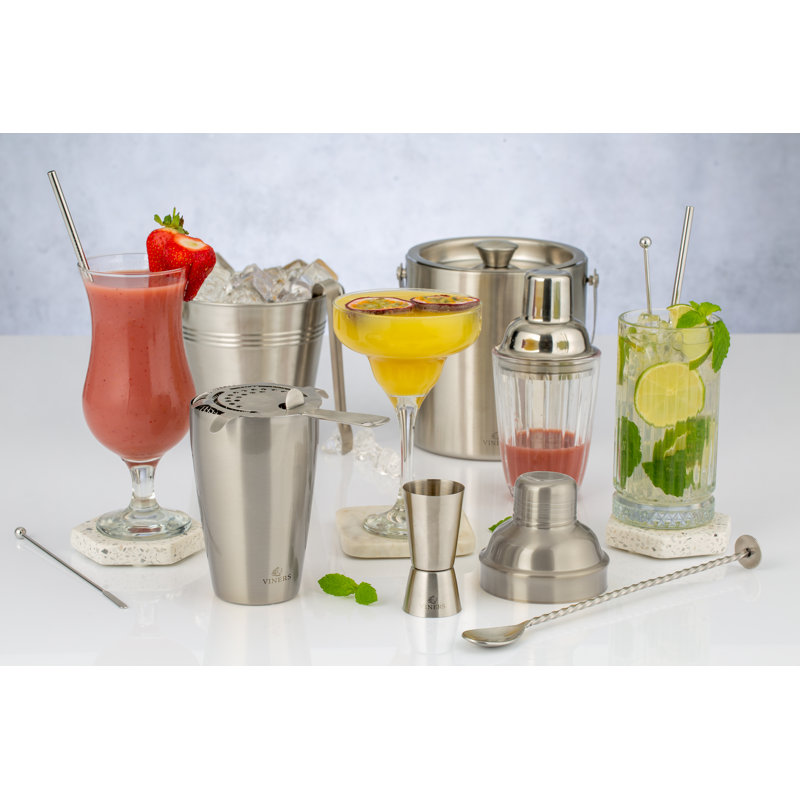 Barware Wine Cooler Double Wall 1.3L, Silver