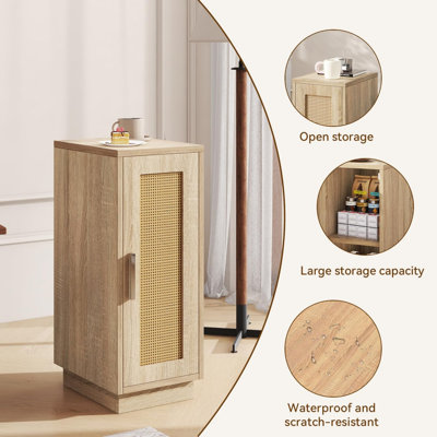 24 cm W Bedside Table
