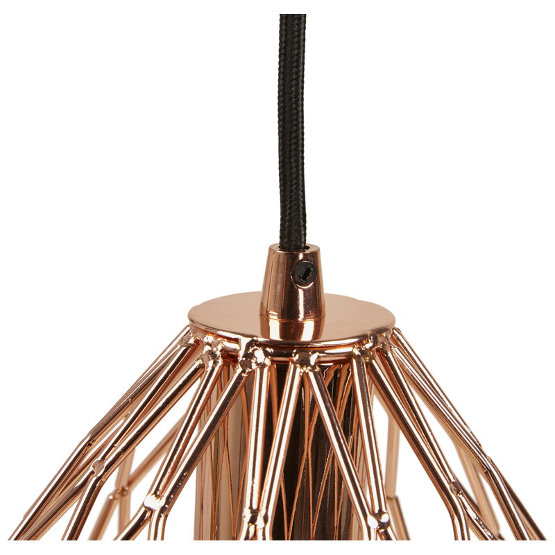 Dutton 1 - Light Geometric Pendant, Copper