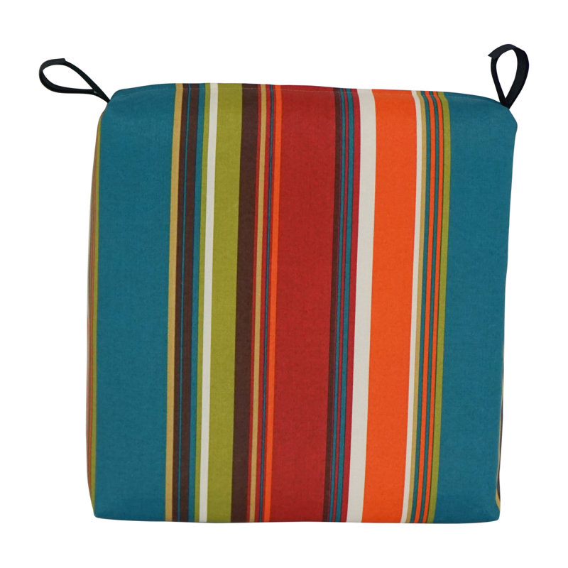 Outdoor 3'' Seat Cushion, Westport Teal