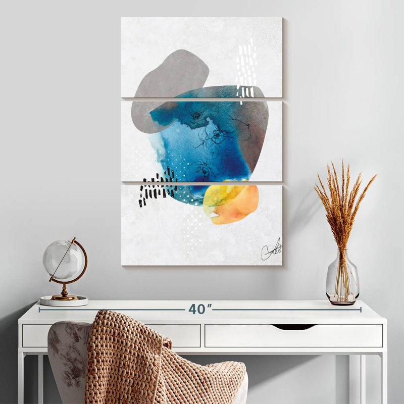 Avery Indigo Blossom I, 32" H x 20" W