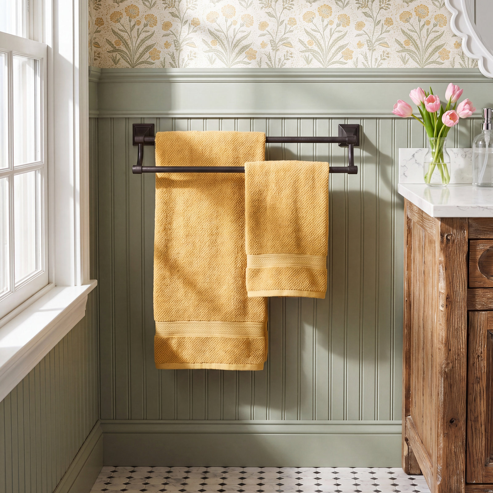 Monarch 24" Dual Towel Bar, Oil Rubbed Bronze