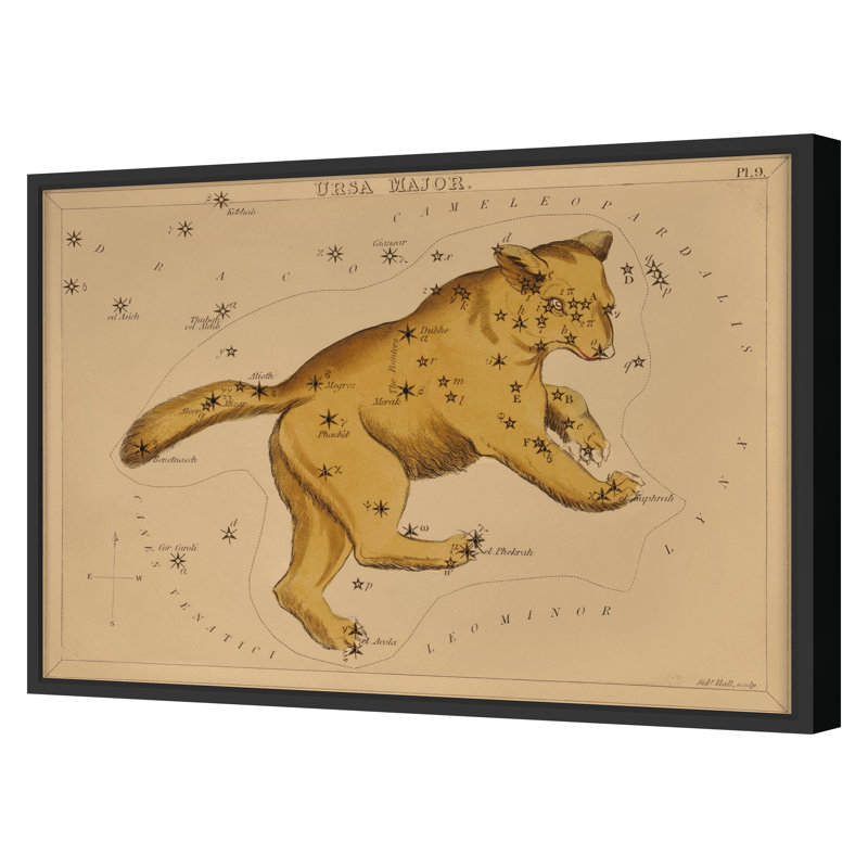 Ursa Major Print by Grand Archives, Black Framed, 32" H x 45" W