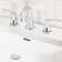 Widespread 2-handle Bathroom Faucet with Drain Assembly