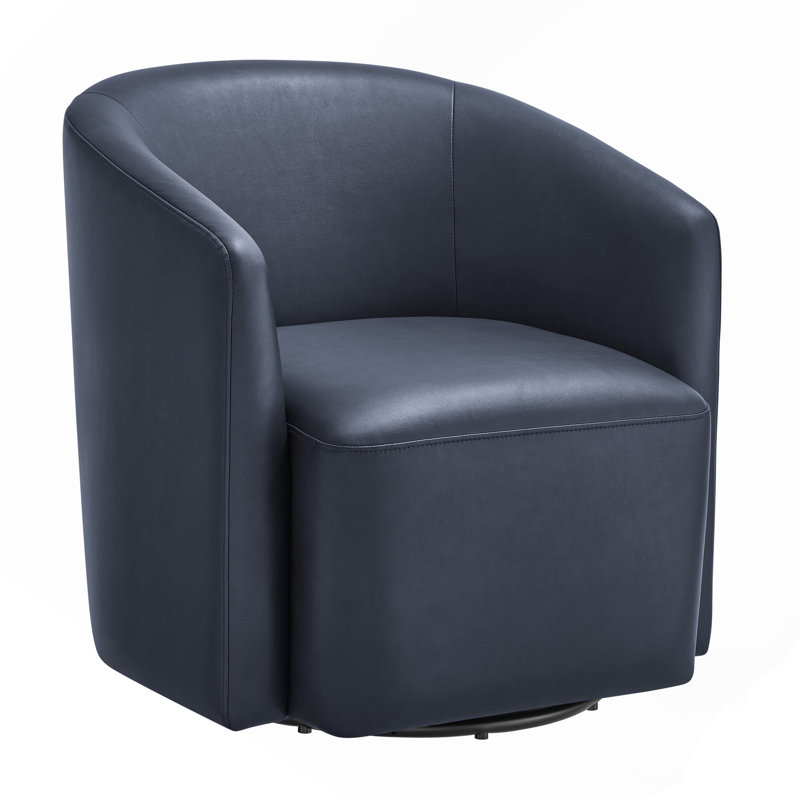 Fauteuil demi-tonneau pivotant Midnight Blue, Marine 
