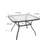 4 - Person Patio Dining Set With Square Tempered Glass Table-2041827235