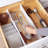 4" H x 0.8" W x 12.5" D Adjustable Multi-Purpose Drawer Organizer