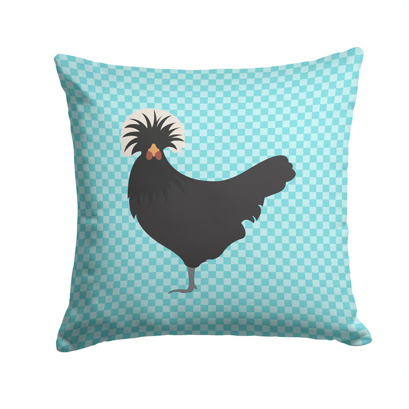 Coussin extérieur carré, Bleu, 14 po x 14 po