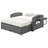 Wicker Rattan Double Chaise Lounge, 2-Person Reclining Daybed With Adjustable Back And Cushions, Free Furniture Protection Cover-1364390602