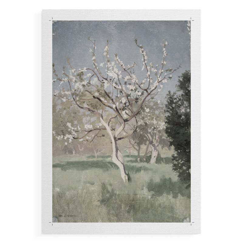 Impression florale rétro LXIV - impression sur toile seulement - non encadrée