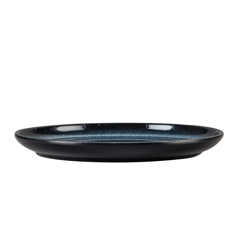 CAC Mélamine galaxie ronde ronde étoilée bleu nuit 10 1/4 po