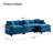 Schmucker L Shaped Modular Sectional Sofa, Oversized Cloud Couch With Ottoman-889629280-889349990