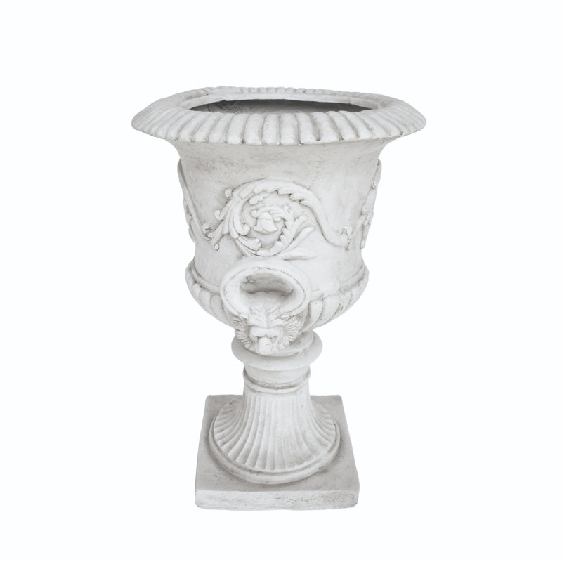 MGO GARDEN URN PLANTER, Antique White