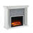 Maxximus 47.44'' W Black,Clear Electric Fireplace