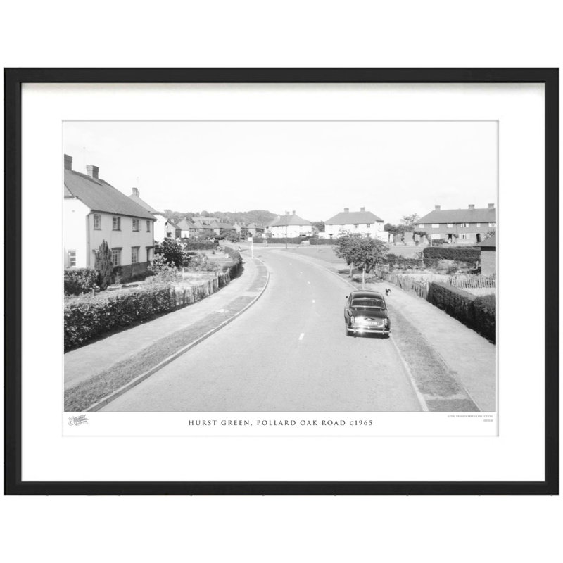 Hurst Green, Pollard Oak Road C1965 by Francis Frith - Single Picture Frame Print, 45cm H x 60cm W x 2.3cm D