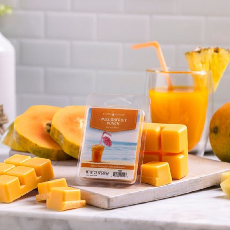 Fruity Scented Unscented Flameless Wax Melt Candle