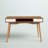 Aaron Two Drawer Mid-Century Modern Open Shelf Wooden Desk-59137468
