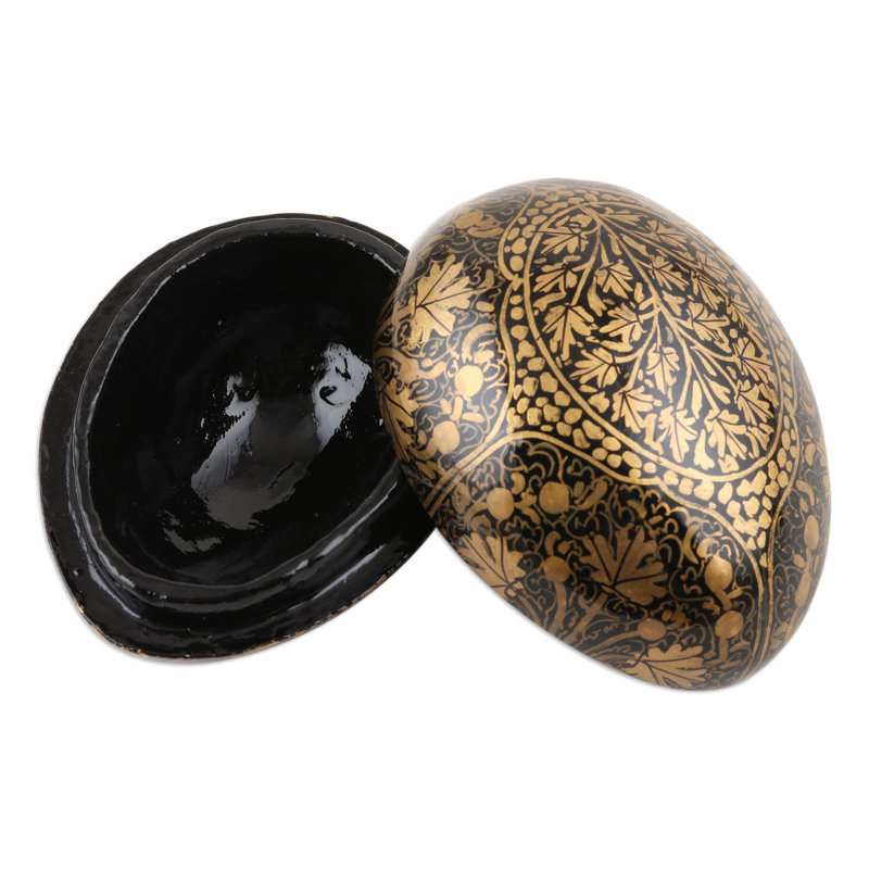 Boîte à œufs en papier mâché Leatherhead Golden Chinar