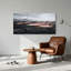 Ensemble de 1 tableau sur toile représentant un paysage volcanique-129070880-129070881